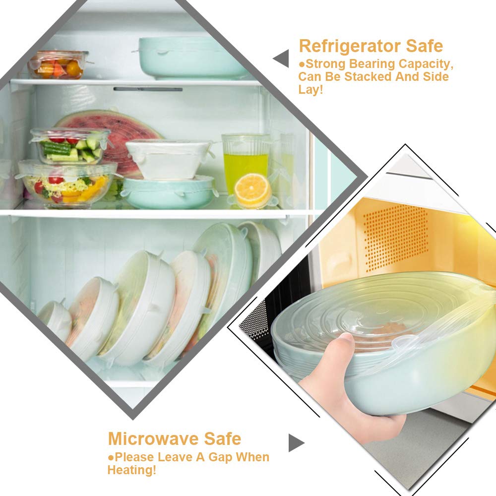 LELE LIFE, tapa silicona para almacenamiento 11-5cm, sellado hermético.