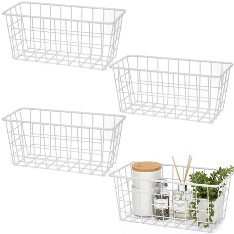 LeleCAT cestas colgantes para cocina muestran contenido con claridad y organización