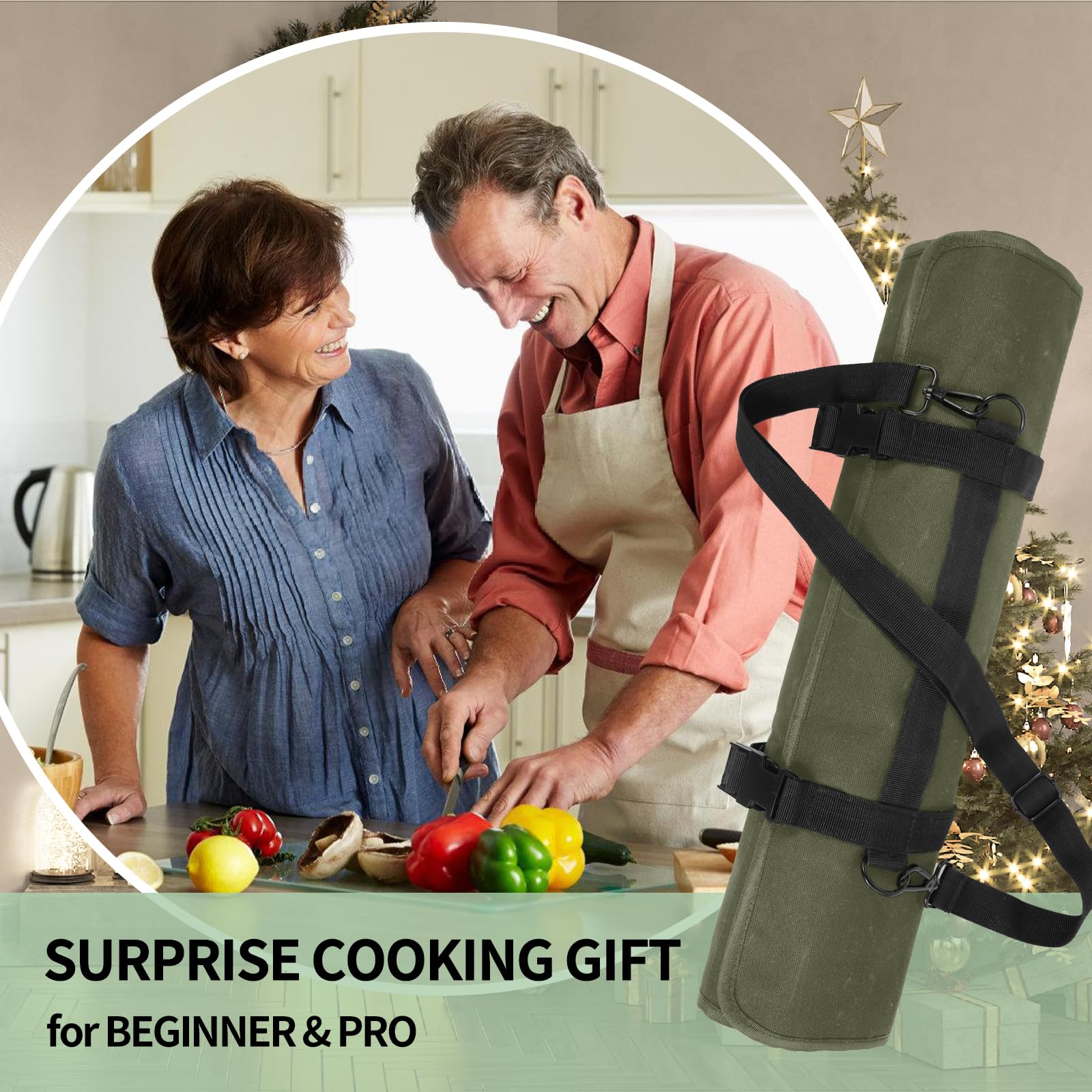 Lelezone regalo profesional para cocineros, ideal para novatos y expertos