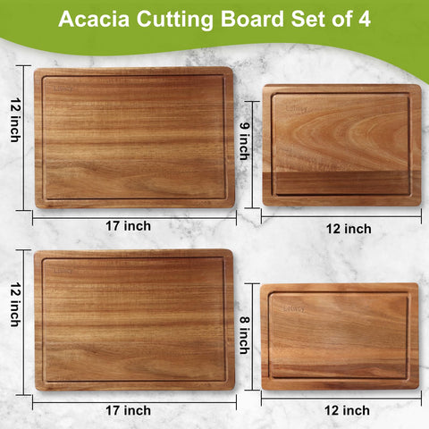 Tabla Lelwoy de acacia, acabado duradero para uso diario.