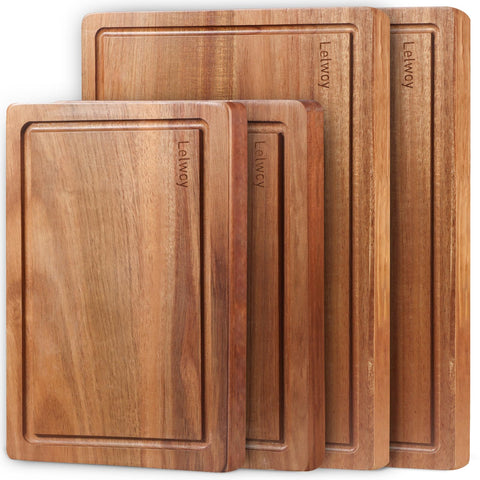 Tabla Lelwoy grande 17x12, conjunto de 4 para cocina organizada.