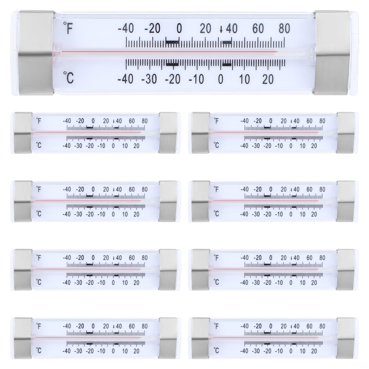 Termómetro Lemecima para nevera, lectura de temperatura rápida y clara
