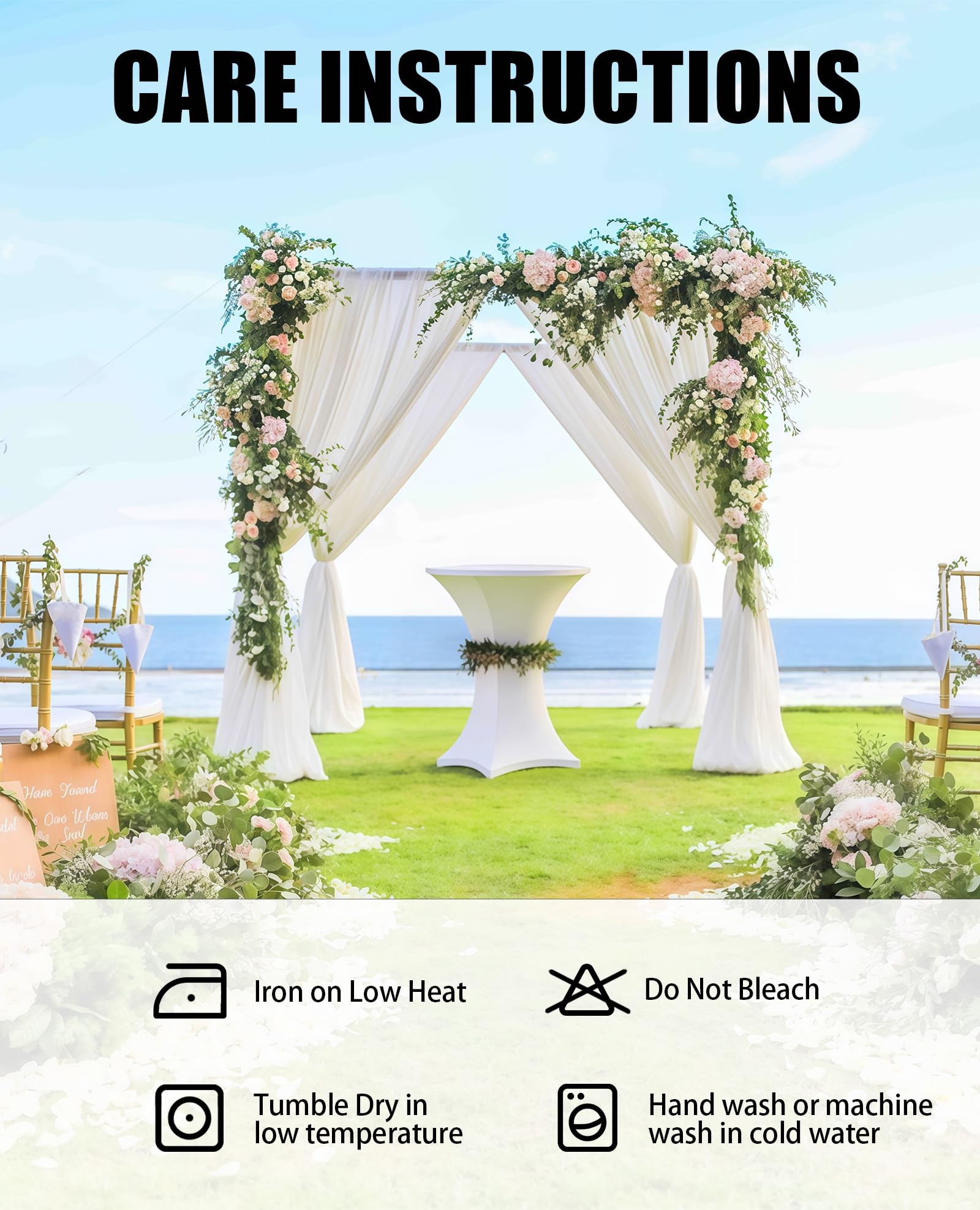 Mantel Lemict negro, ideal para bar, pub y banquetes.