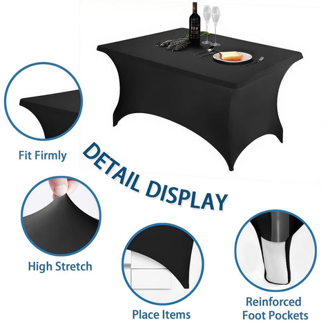 Lemict mantel negro para interiores, fácil de limpiar y mantener