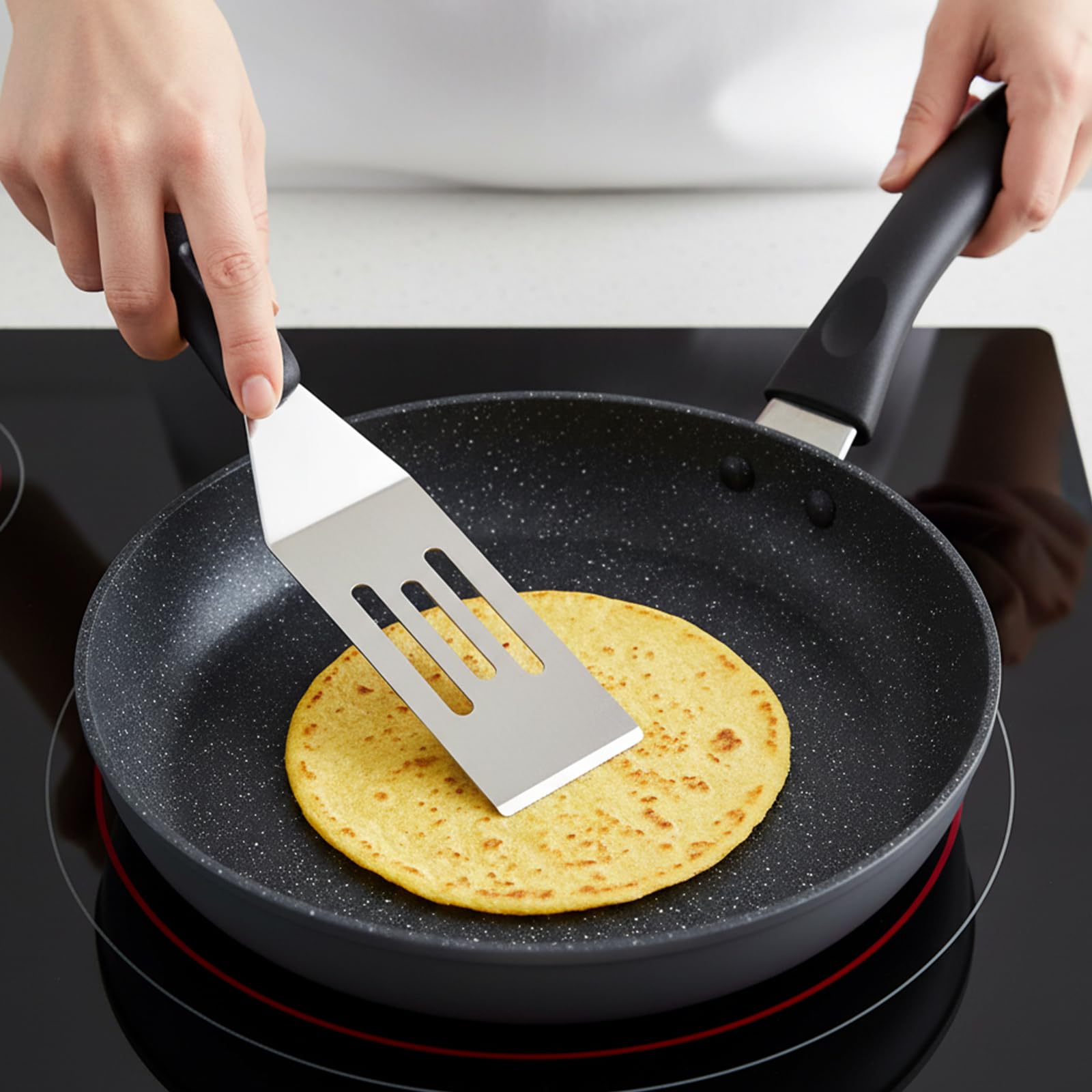 LemonRoad espátula de borde inclinado ideal para servir platos sin romper