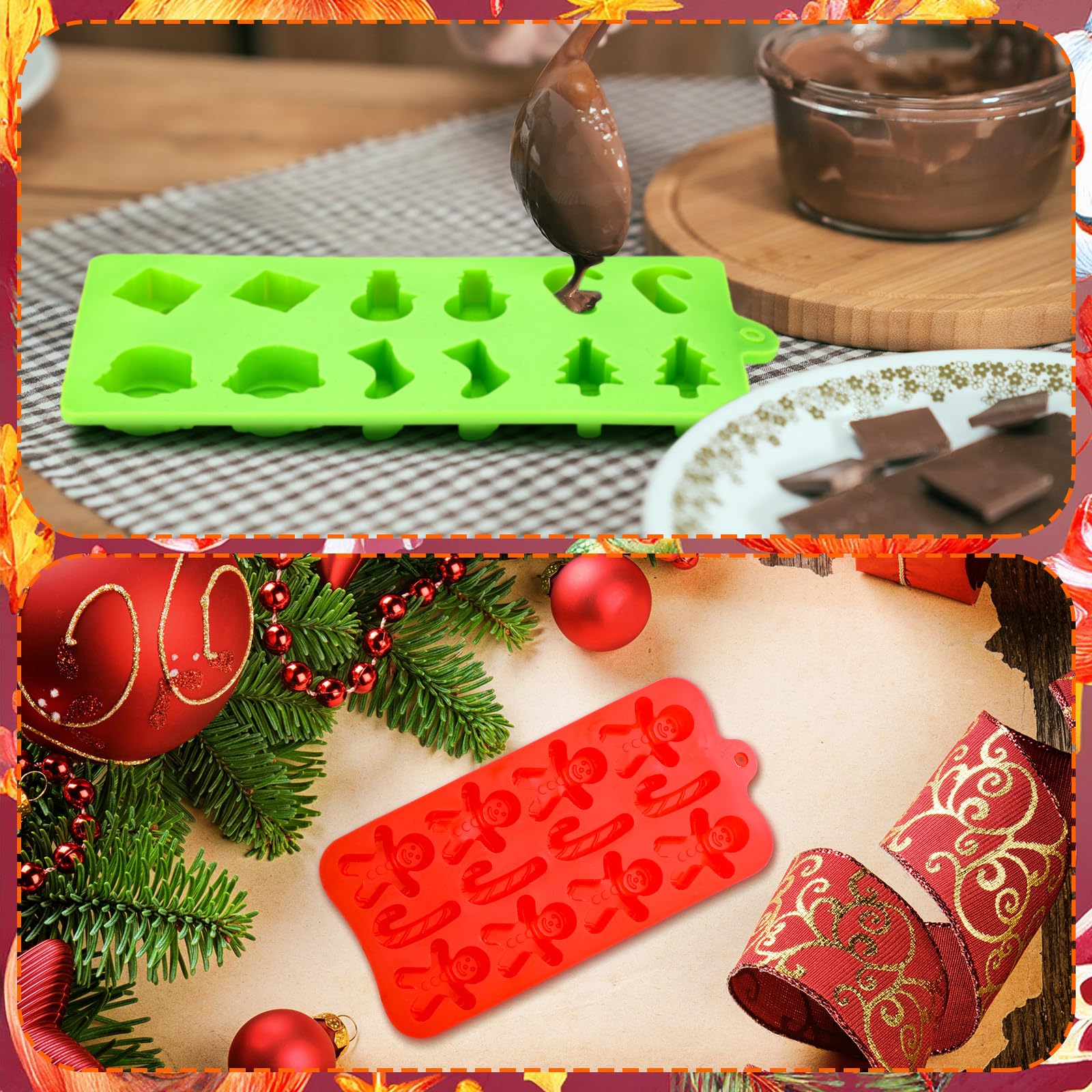 LemonRoad molde silicona desmolde rápido: facilita preparar y desmoldar chocolates