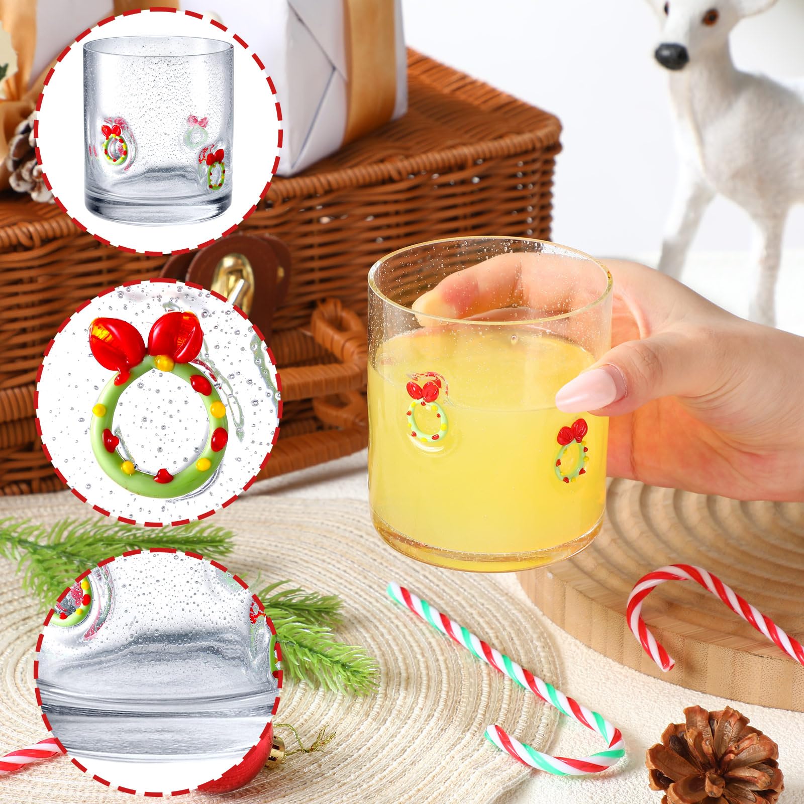 Vaso LemonRoad con capacidad 12oz, perfecto para jugos y bebidas.