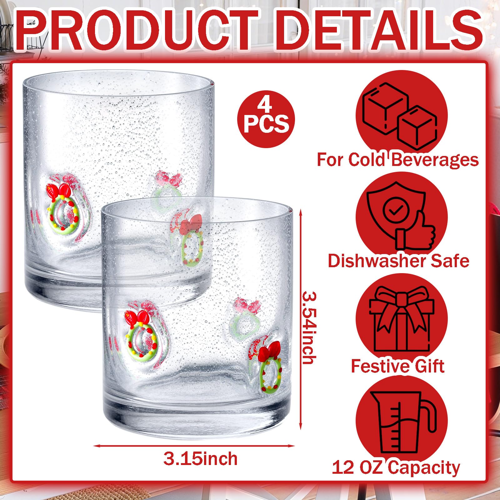 Vaso LemonRoad de cristal soplado a mano, ideal para beber con estilo.