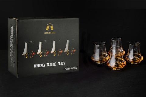 LEMONSODA cristal sin plomo, diseño claro para degustar whisky.