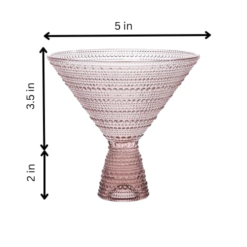 LEMONSODA Hobnail Conjunto 2 vasos: ideal para reuniones y regalos.