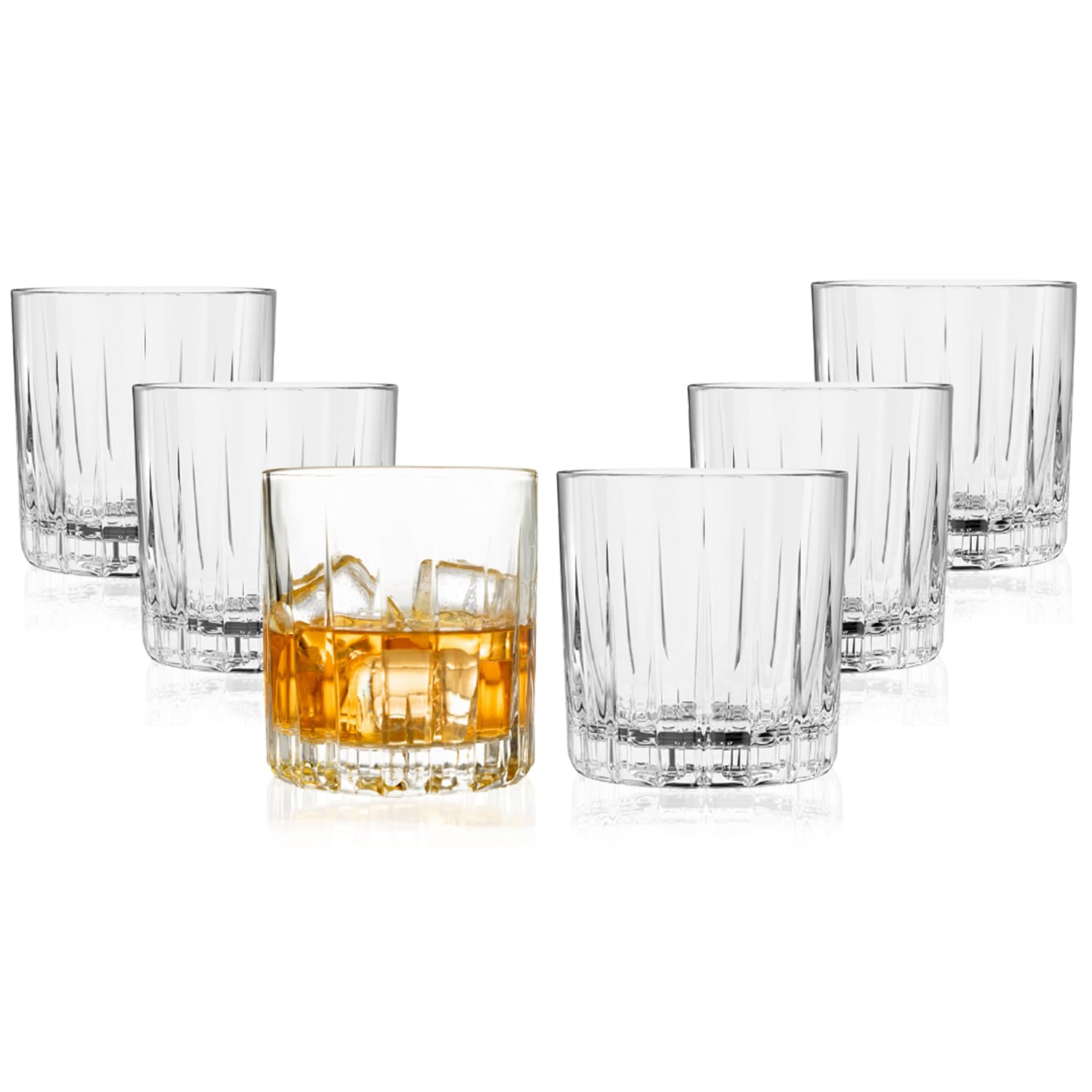 LEMONSODA Vaso Old Fashioned de doble roca, claridad cristalina para whisky.