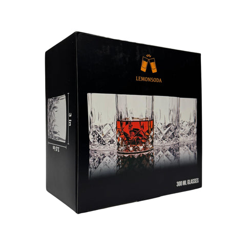 Tumbler Lemonsoda para whisky y cócteles, apto lavavajillas