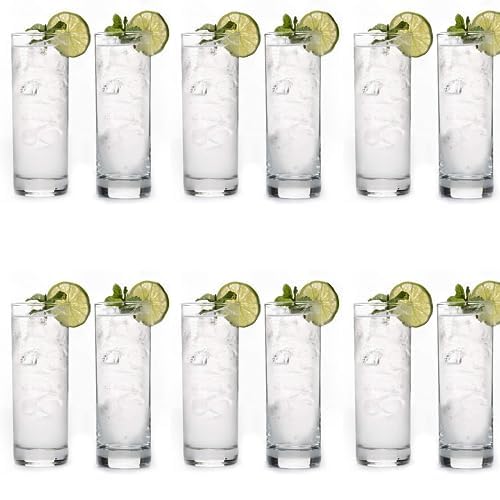 LEMONSODA uso diario, vasos altos para agua o té helado.