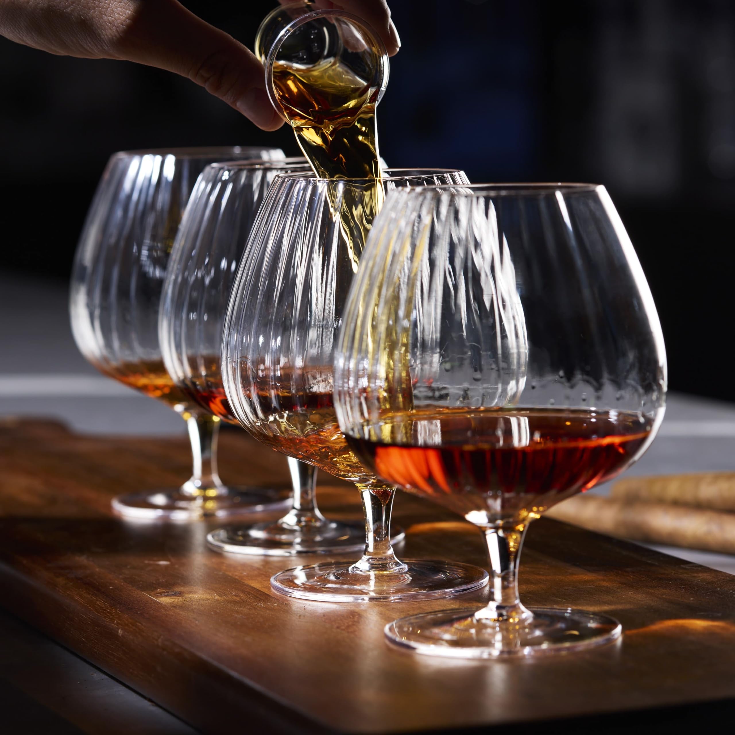 Vaso Lemonsoda para whisky, cristal claro y base estable.