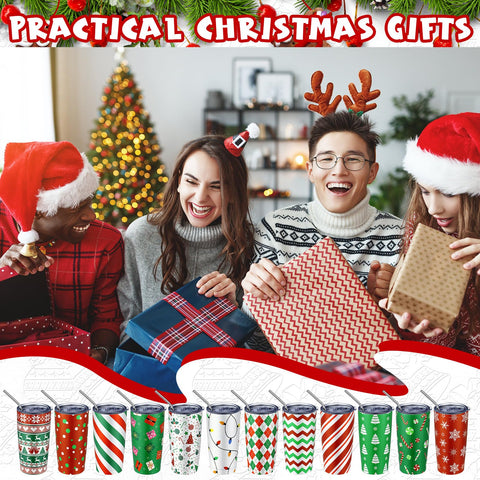 Lemosae taza viajera navidad 20oz: compatible con portavasos.