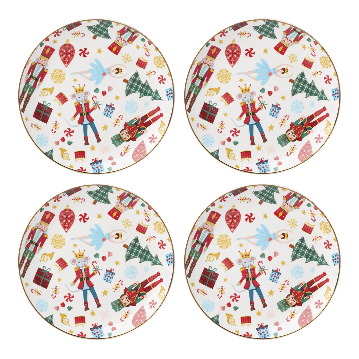 Lenox Baile del Cascanueces acento plato para decorar la mesa festiva