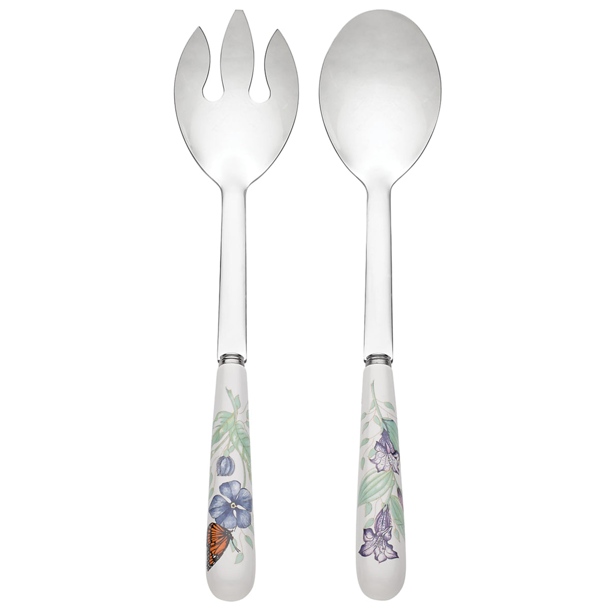 Lenox Butterfly Meadow, juego-servido-2-piezas, ideal para servir ensaladas y postres.