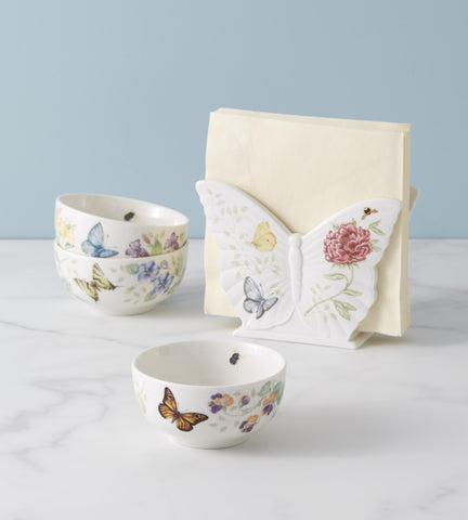 Lenox Butterfly Meadow mini tazon 8 oz, apto microondas y lavavajillas