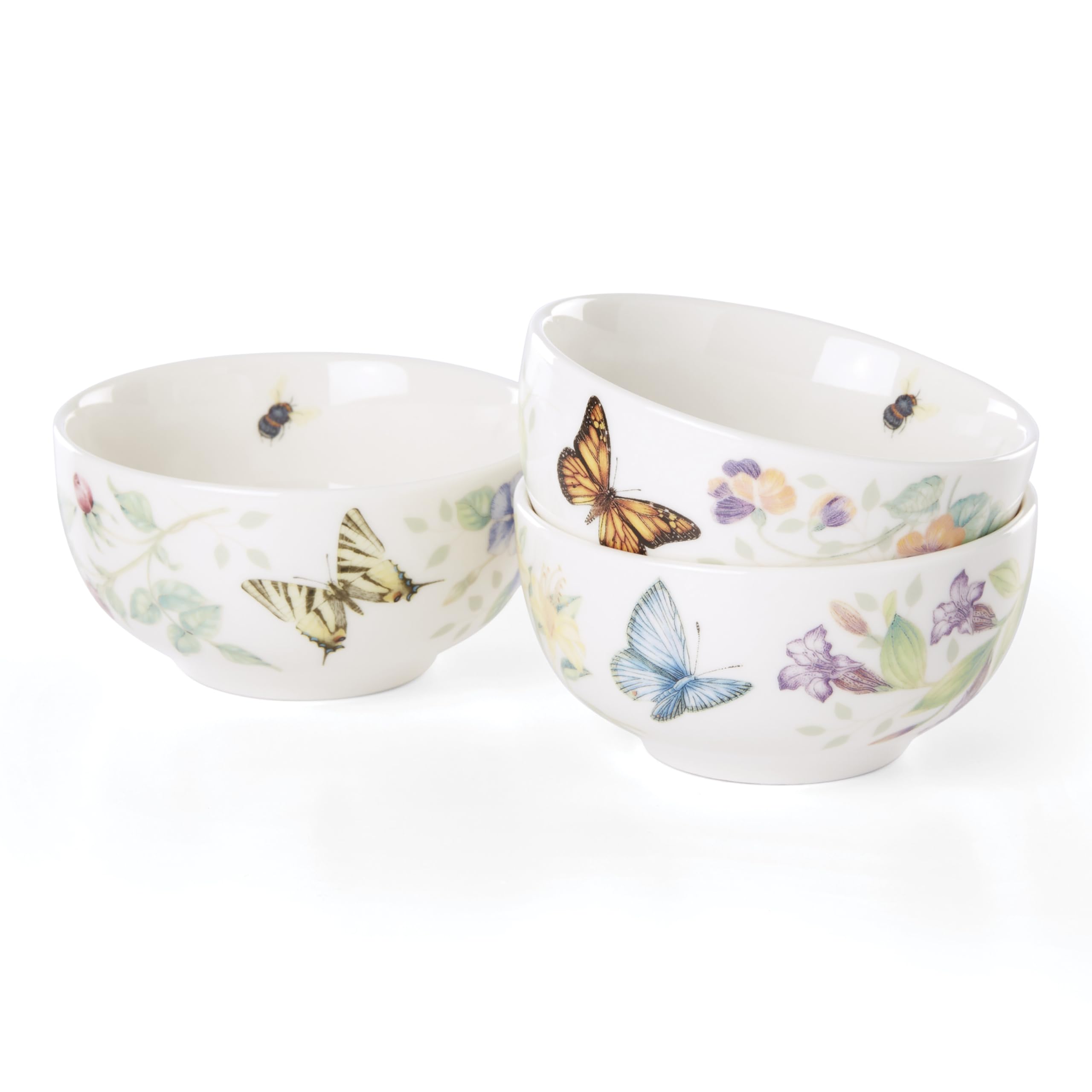 Lenox Butterfly Meadow mini tazon 8 oz, interior con abeja escondida para toque único