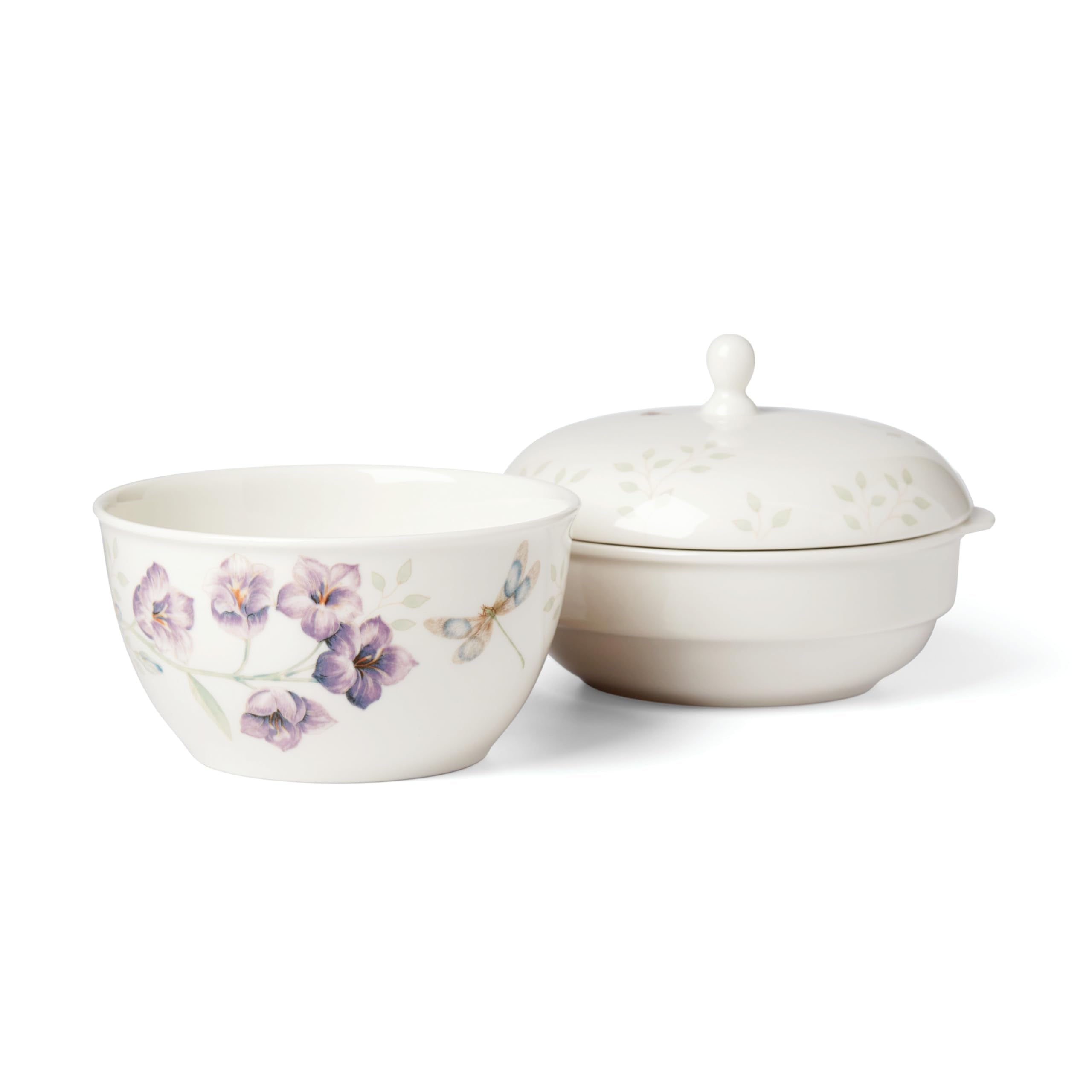 Lenox Butterfly Meadow: tazon superior para servir ensaladas o porciones ligeras.