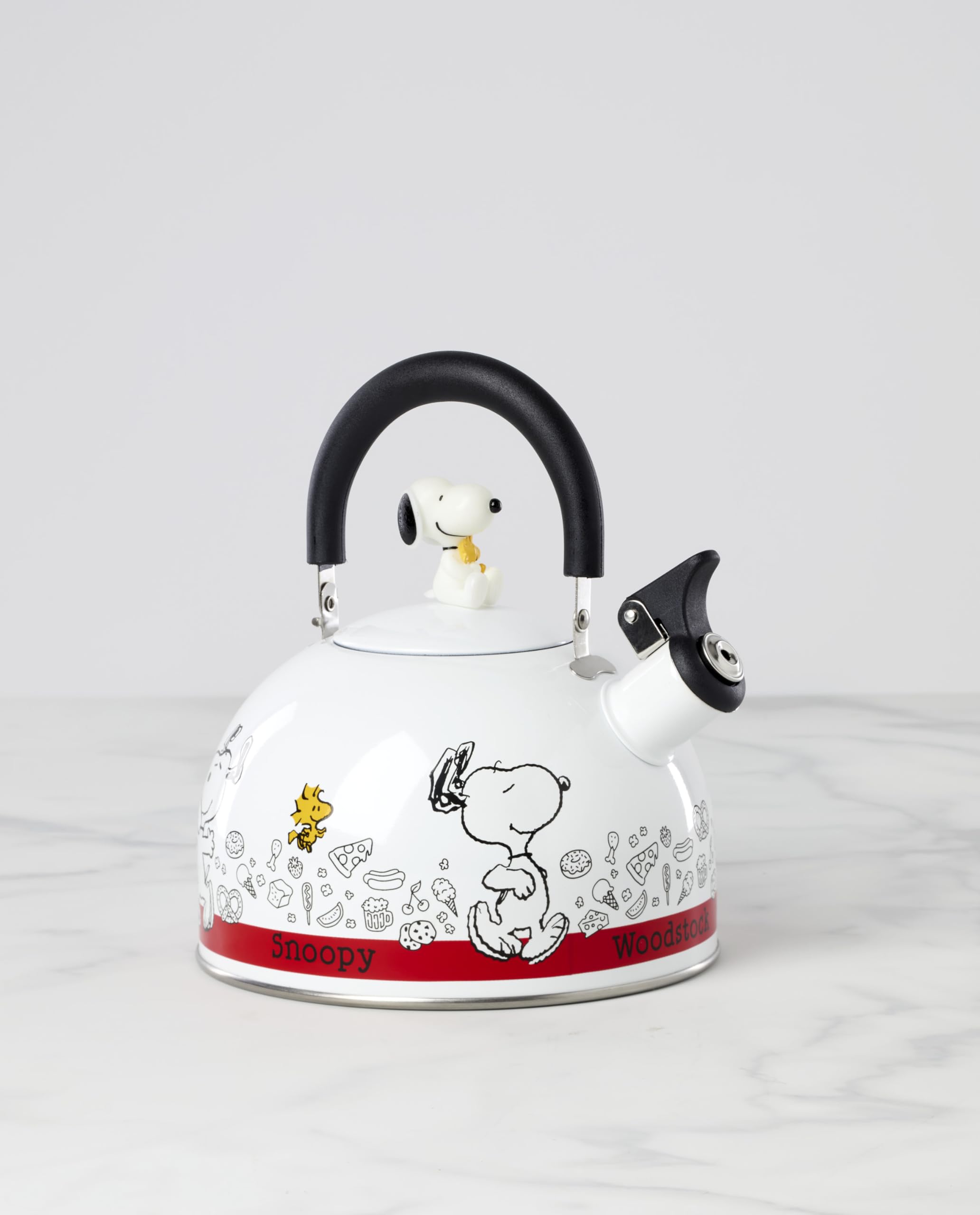 Lenox detalle de ilustración de Snoopy y Woodstock que añade encanto