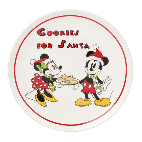 Lenox Disney Holiday Serveware, plato para galletas festivas, apto lavavajillas