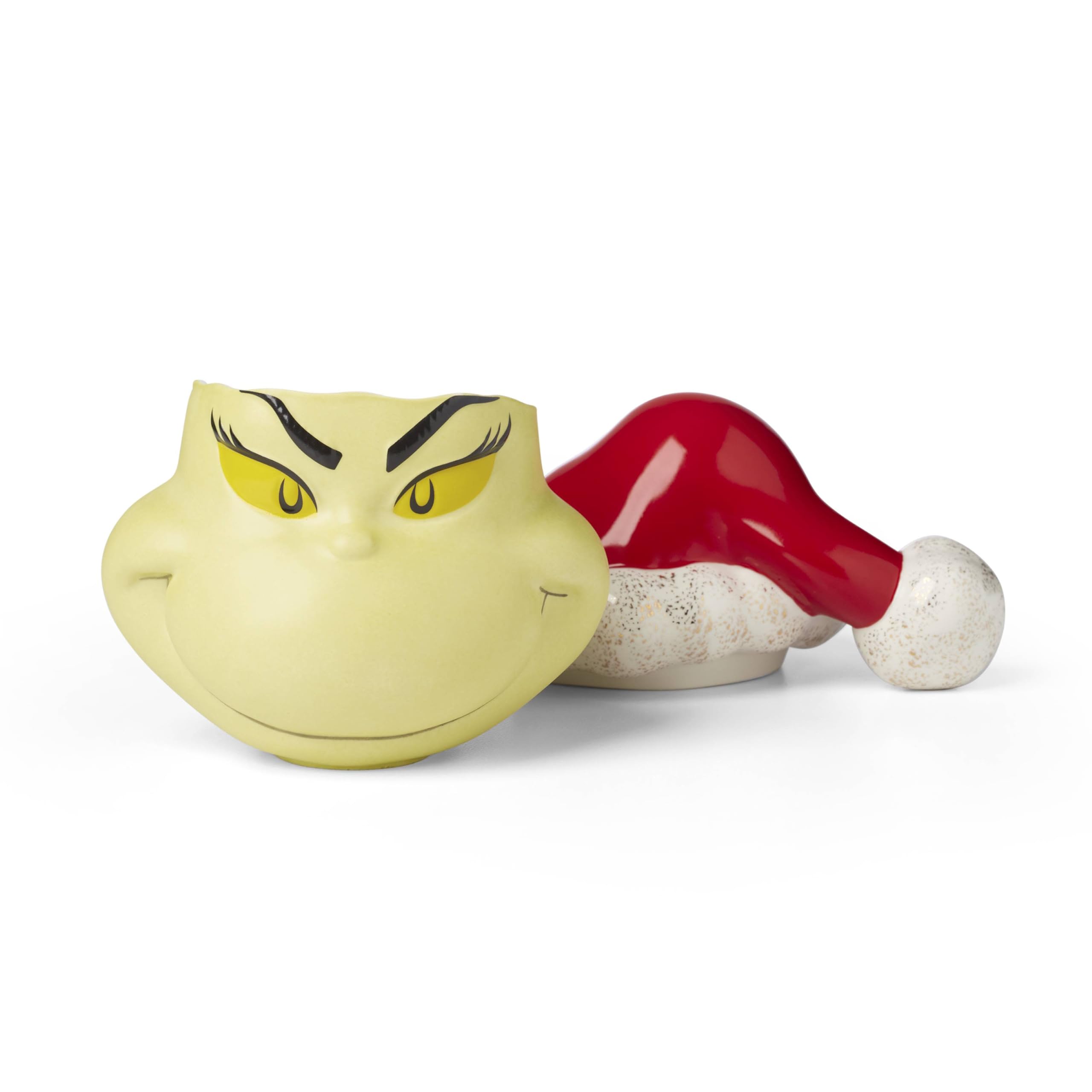 Lenox Grinchmas sonrisa del Grinch para ambientar la mesa festiva.