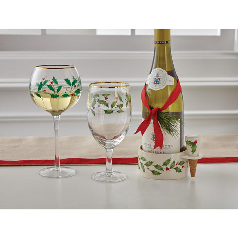 Cristal elegante Lenox Holiday, perfecto para cervezas frías.