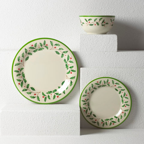 Plato Lenox Holiday de 10.5 pulgadas, tamaño ideal para platos principales.