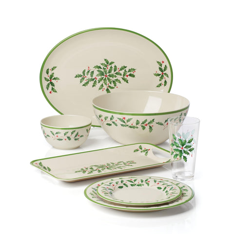 Plato Lenox Holiday apto para lavavajillas, ahorro de tiempo en limpieza.
