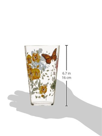 Lenox Butterfly Meadow conjunto cuatro vasos, perfecto para fiestas en casa.