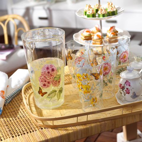 Lenox Butterfly Meadow lavado manual para conservar brillo y durabilidad.