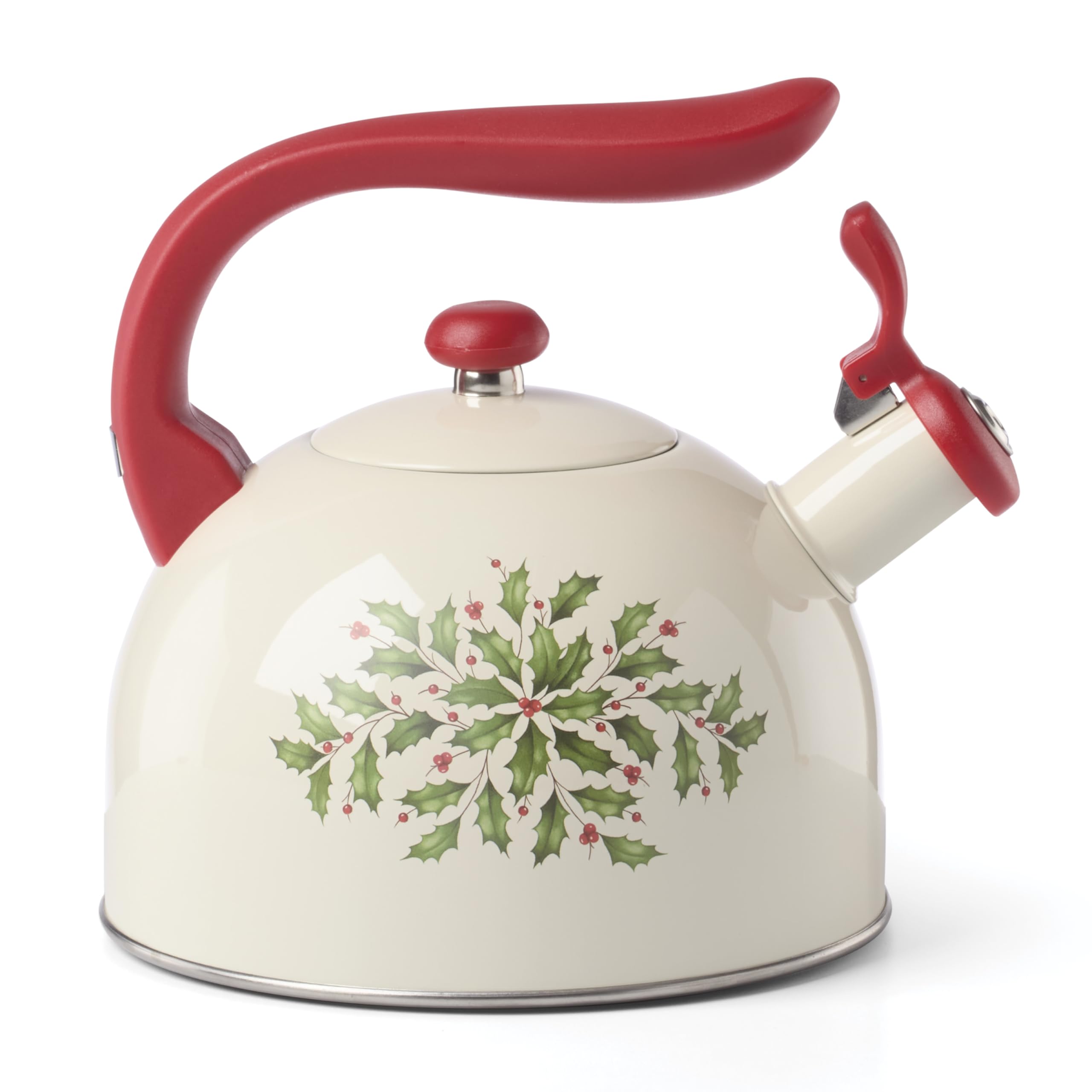 Motivo acebo y bayas de Lenox, añade elegancia navideña a la mesa.