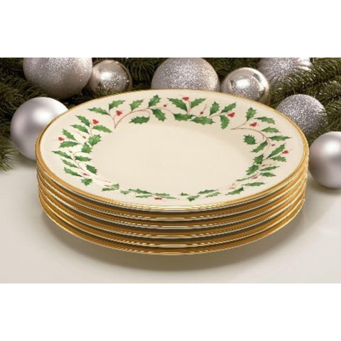 Plato Lenox Holiday apto para lavavajillas, porcelana duradera.