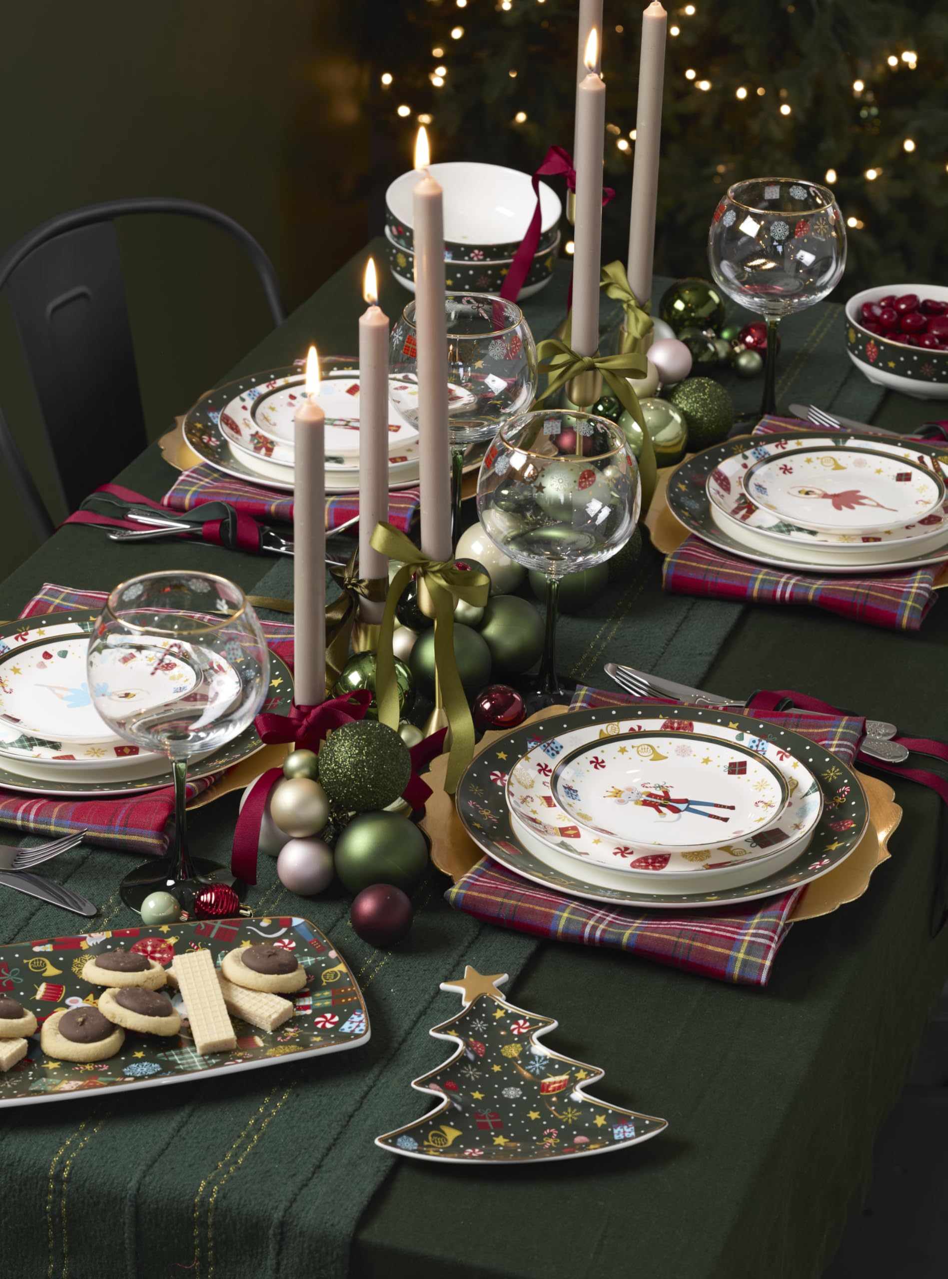 Lenox Plato de cena Baile del Cascanueces apto para microondas