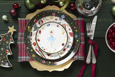Lenox Plato para ensalada Baile del Cascanueces diseño festivo