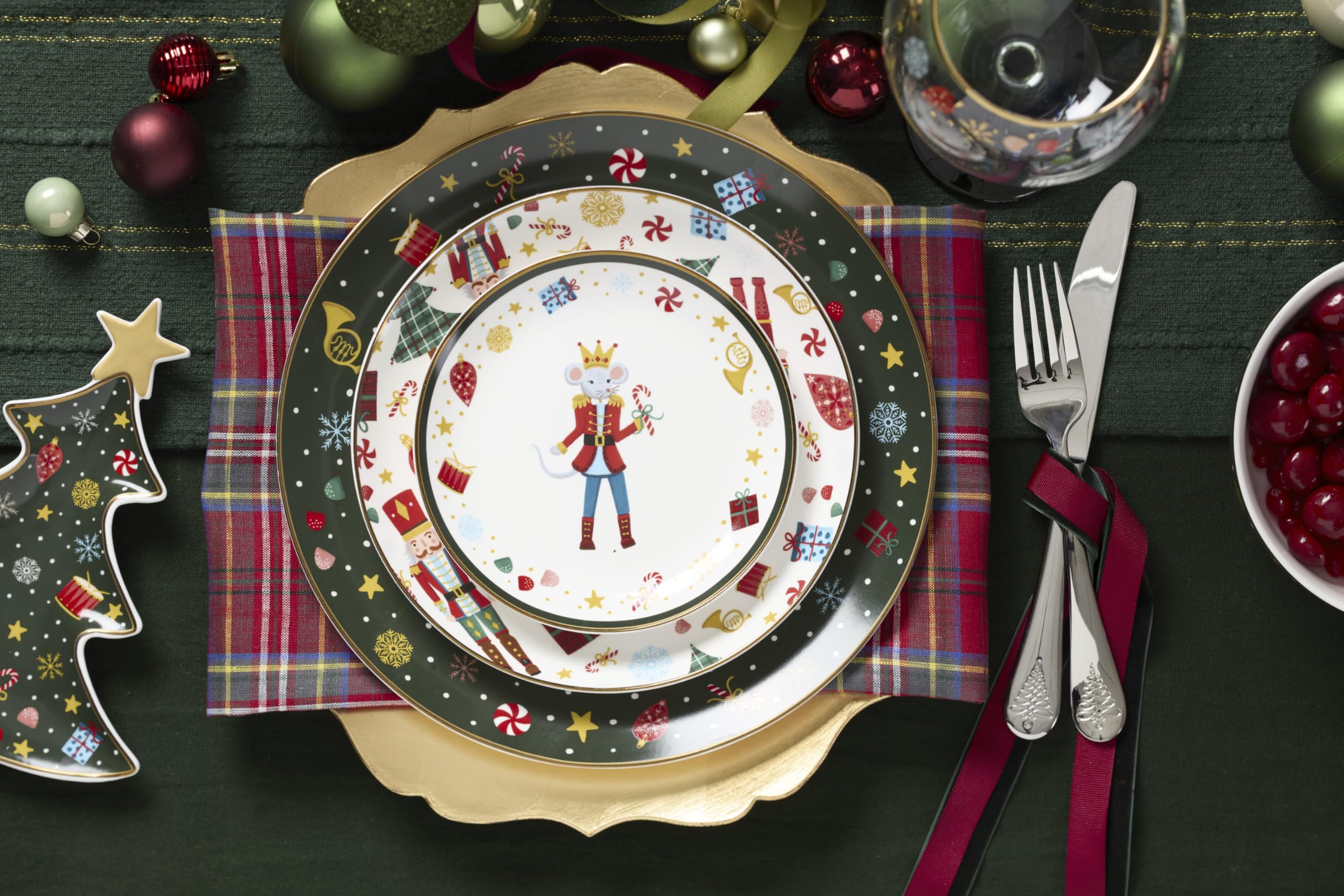 Lenox Plato para pasta Baile del Cascanueces para cenas
