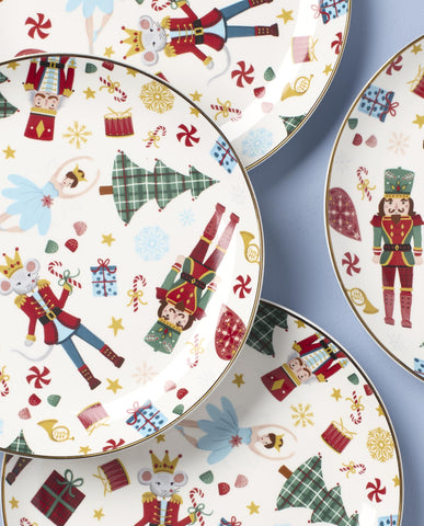 Lenox Porcelana Baile del Cascanueces plato elegante para pasta