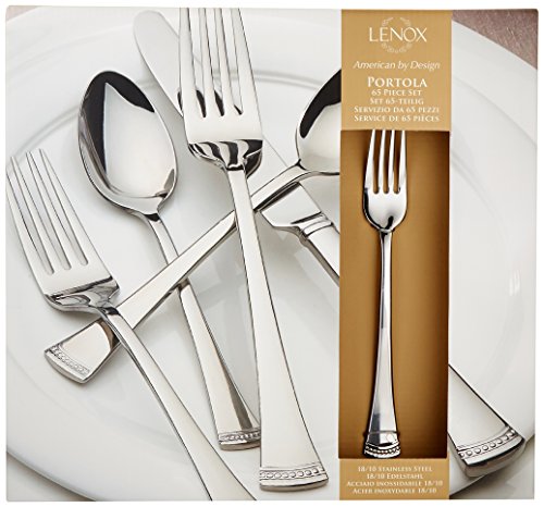 Detalle de mango flare de Lenox Portola, diseño elegante y cómodo al servir.