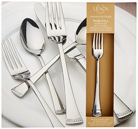 Detalle de mango flare de Lenox Portola, diseño elegante y cómodo al servir.