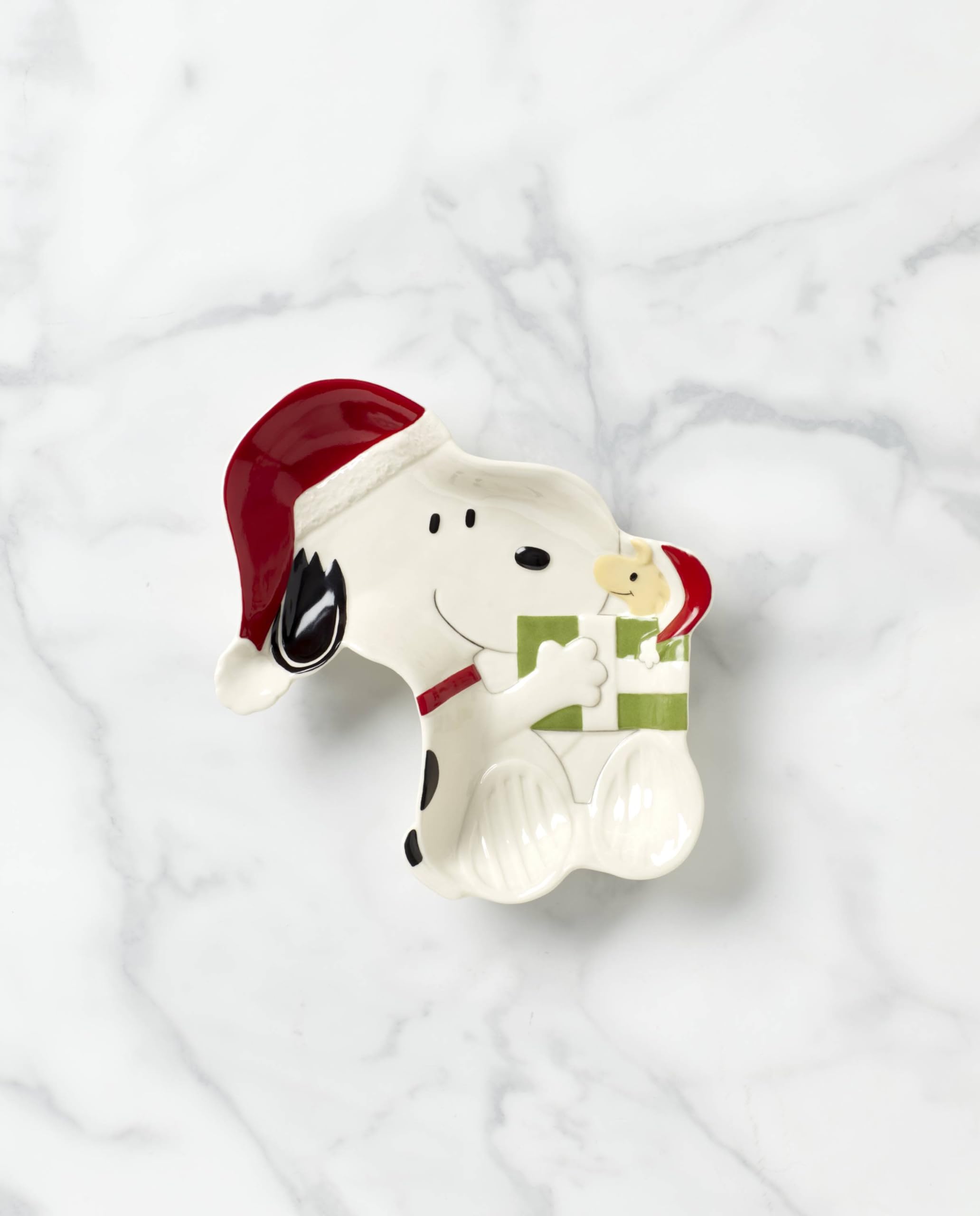 Lenox Snoopy y Woodstock, centro de dulces para fiestas.