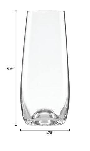 Lenox copa de champán sin tallo, diseño moderno y práctico.