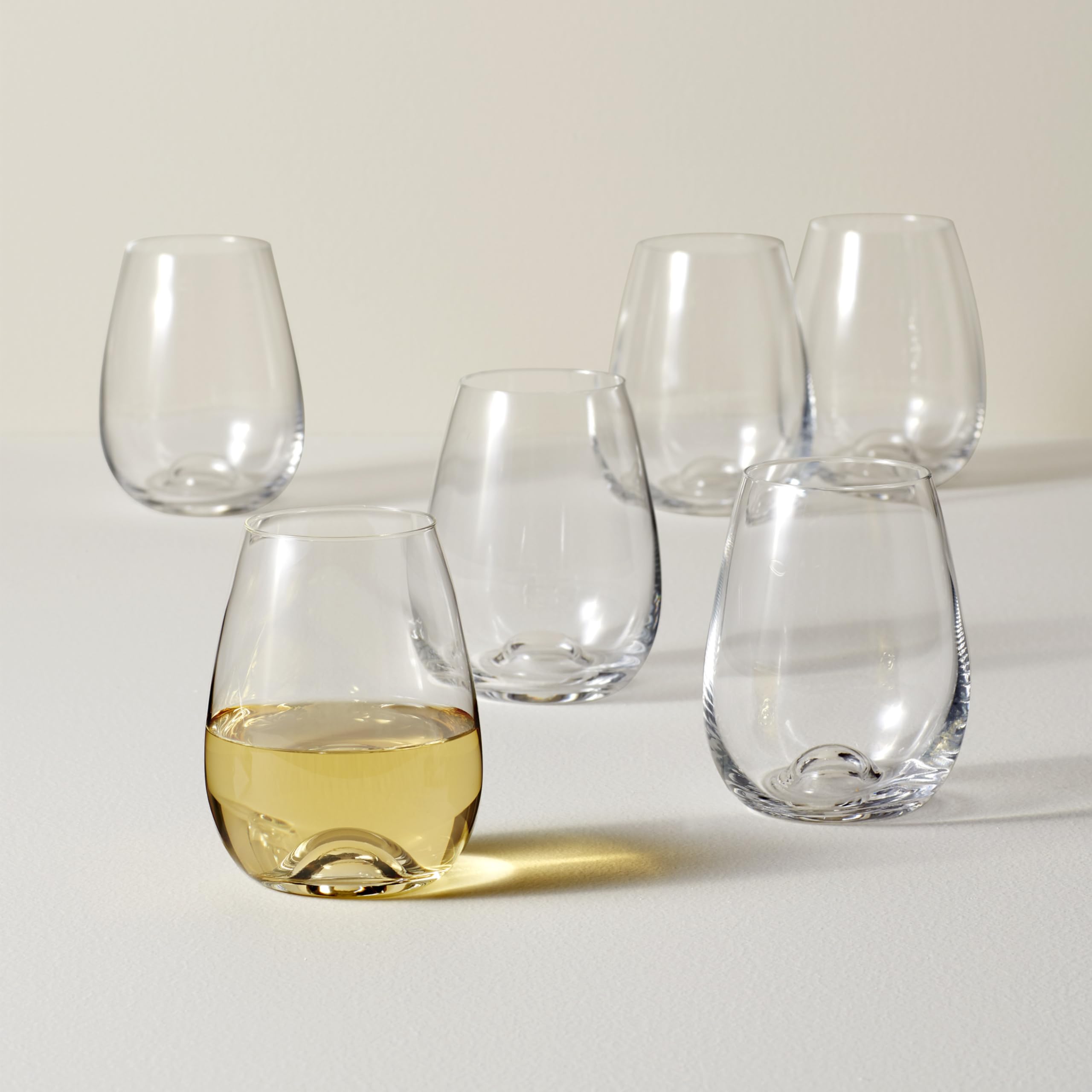 Vaso sin tallo Lenox Tuscany Classics, cristal europeo sin plomo y brillo.