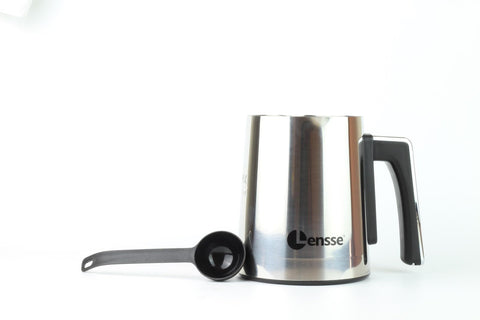 Lensse cafetera turco indicadores sonoros y luminosos para guiar la preparacion.