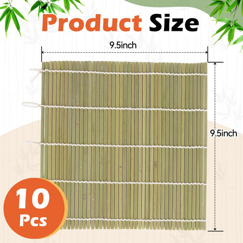 LEQC mat sushi 95x95 tamaño ideal para principiantes y expertos