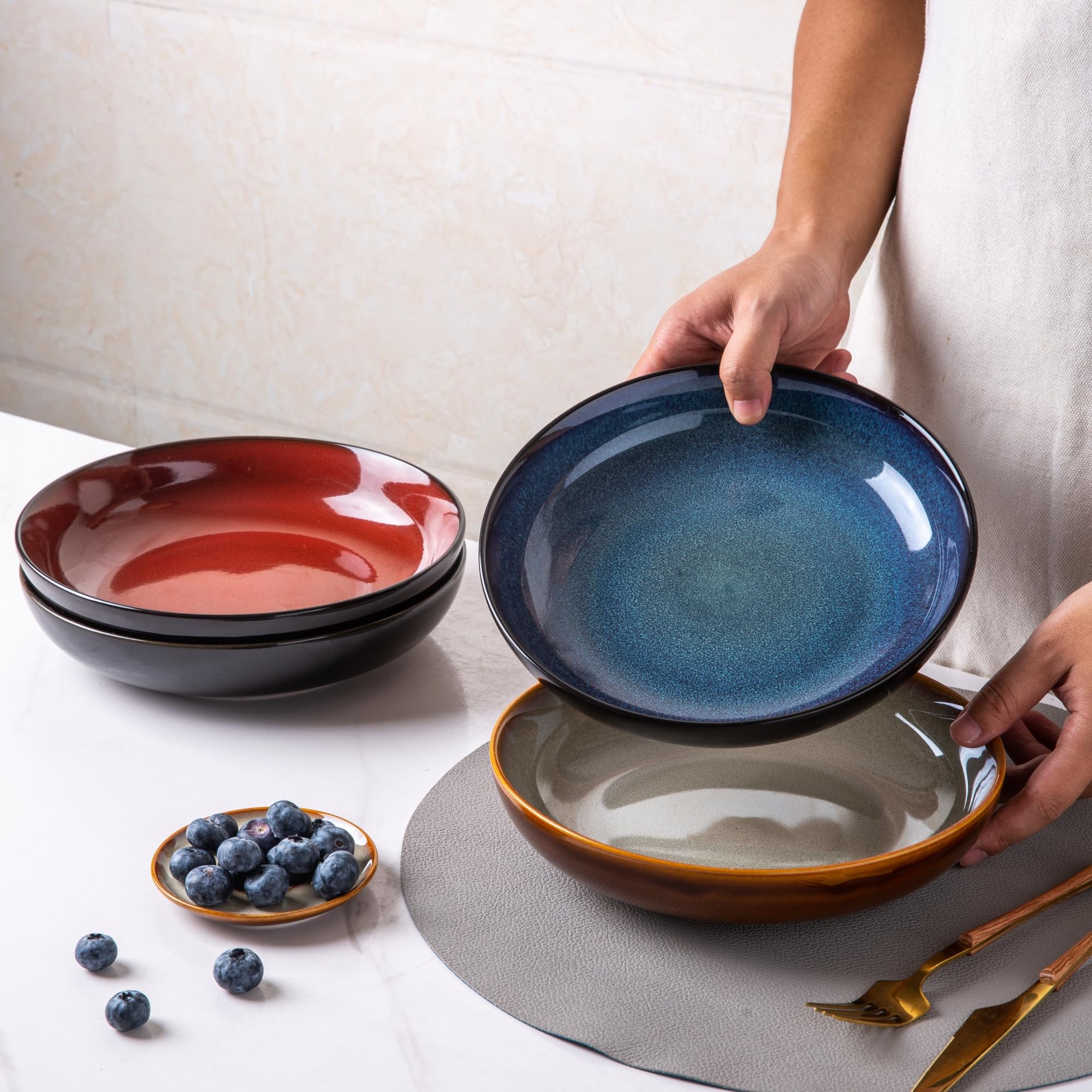 LERATIO ceramica resistente al calor para comidas diarias.