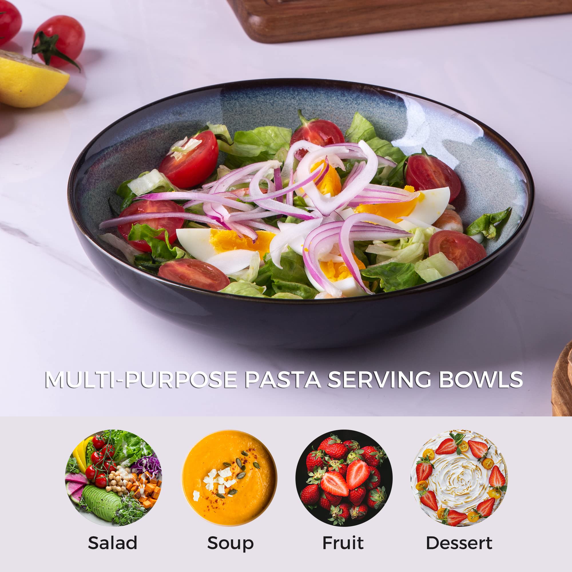 LERATIO tazones para ensaladas, frutas y postres en uso diario