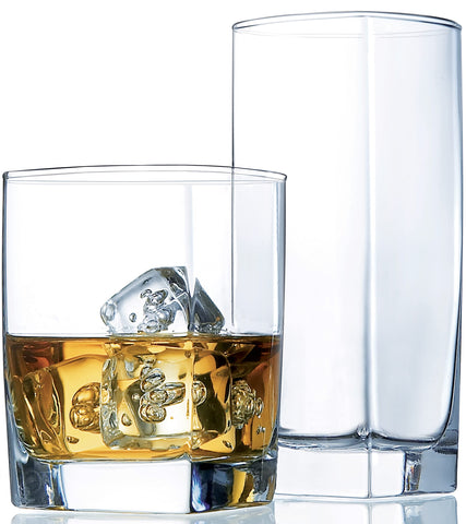 Le'raze Collins vasos altos para cócteles y bebidas frías en casa.