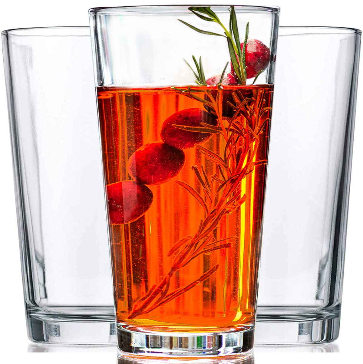 Copas Le'raze 16 oz, conjunto de 10, ideales para cócteles y bebidas frías.
