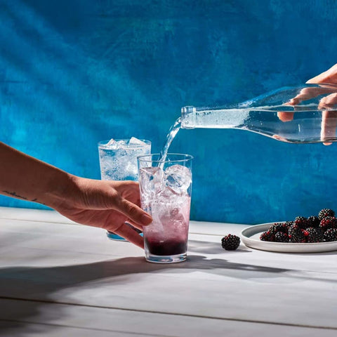 Copas Le'raze altas para cócteles y bebidas refrescantes.